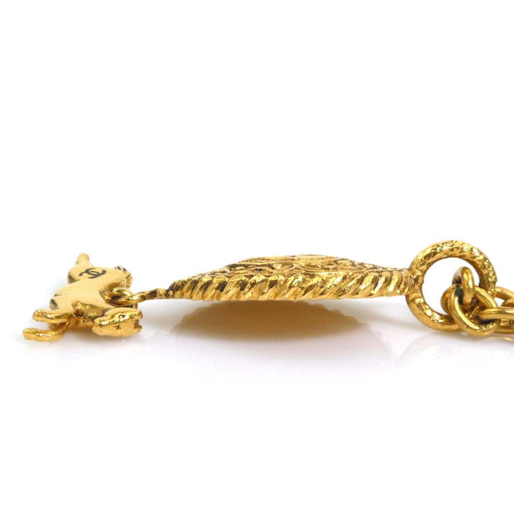 CHANEL Gold Logo Necklace - Picture 3 of 10
